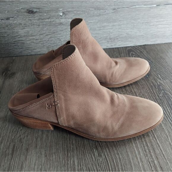 SAM EDELMAN Prentice Convertible Tan Ankle Boots Mules Size 8M - Picture 8 of 12